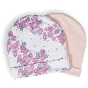 NWT aden + anais Baby Girls Beanie Hat Set